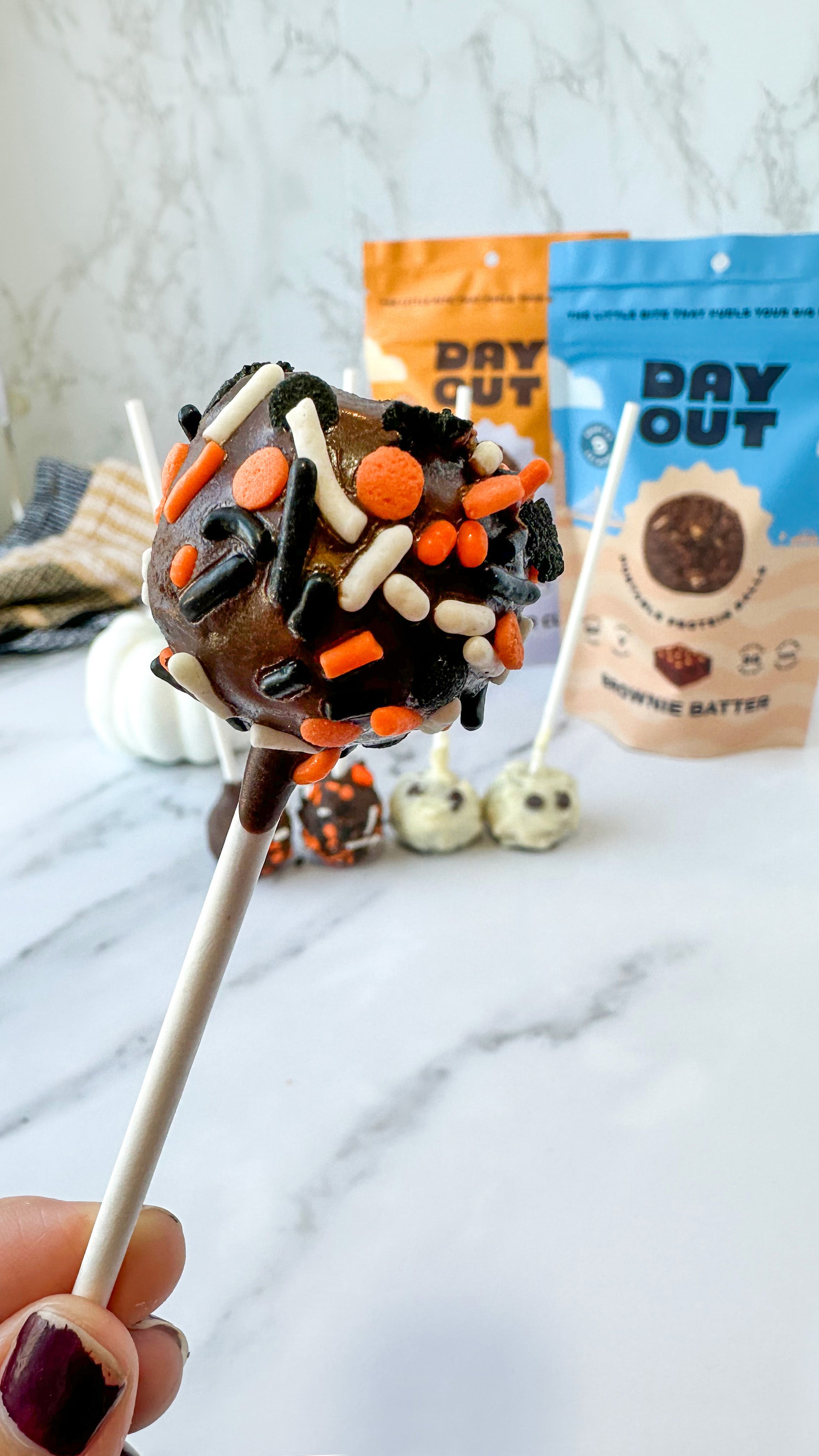 Spooky Halloween Protein Pops