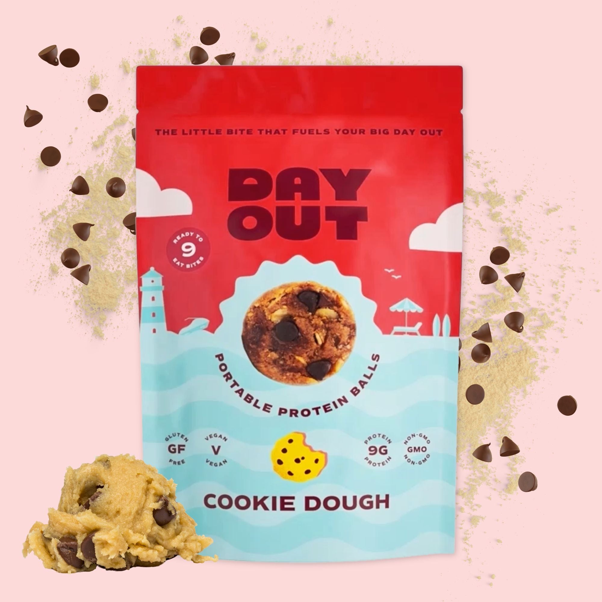 Day Out Cookie Dough with Ingredients