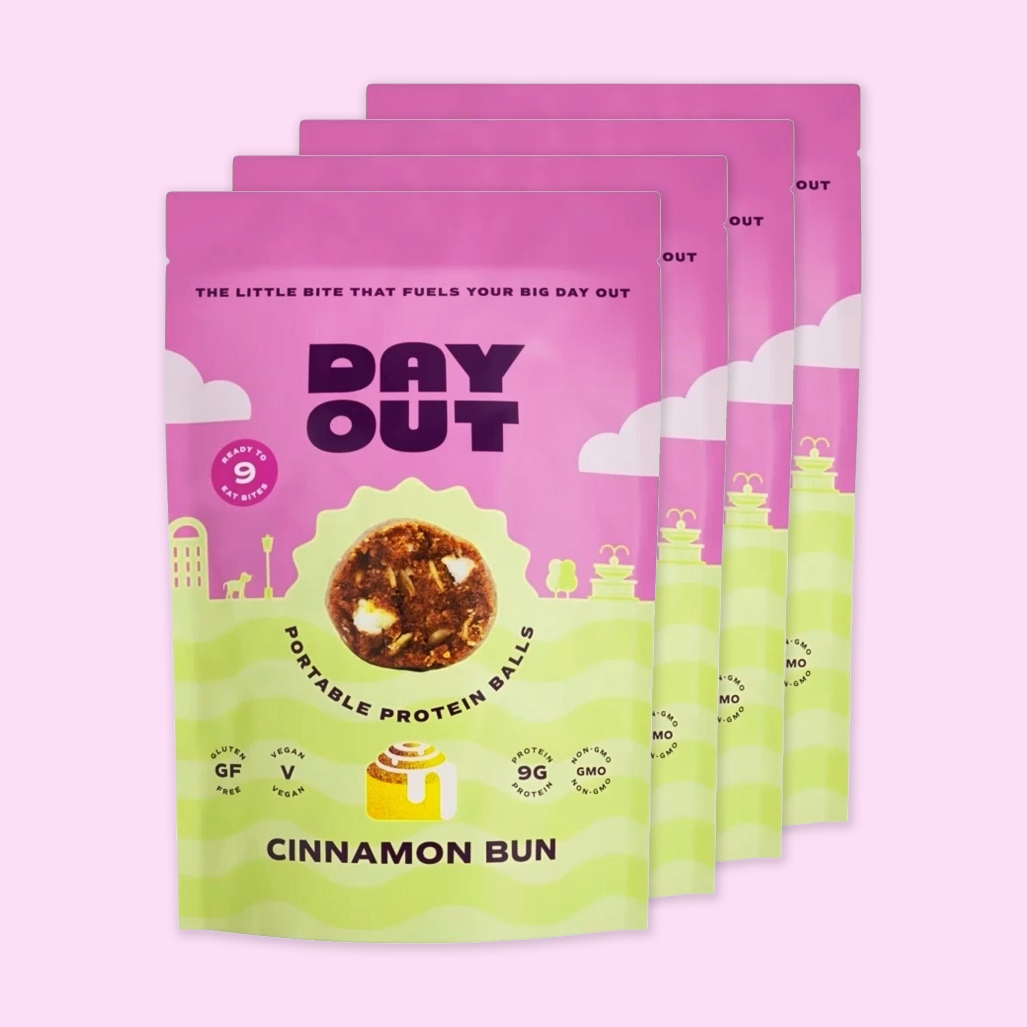 Day Out Cinnamon Bun 4 Bags