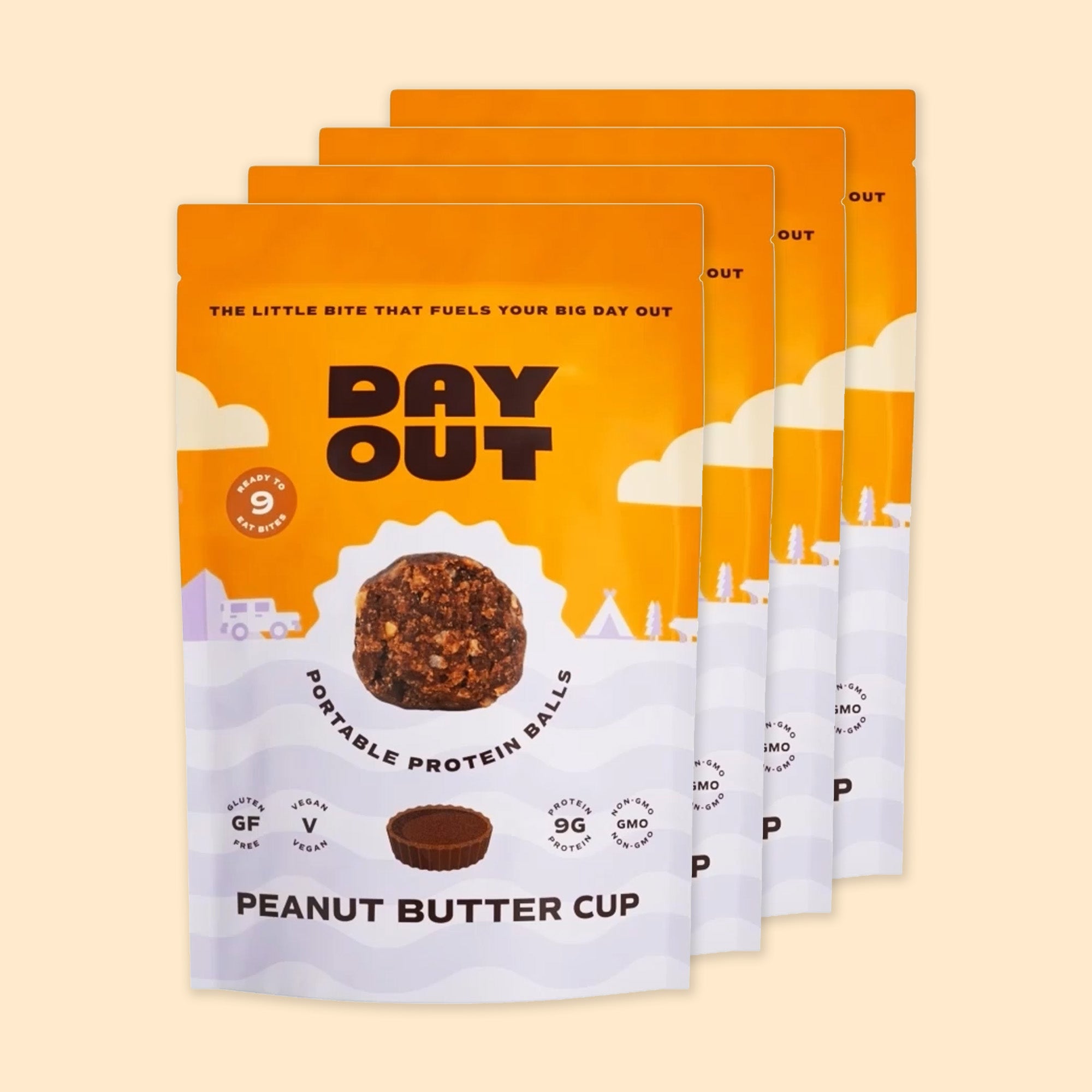 Day Out Peanut Butter Cup 4 Bags